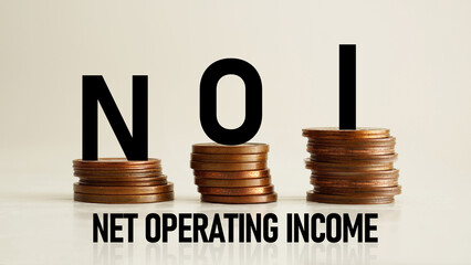 NOI Net Operating Income is shown as the business concept