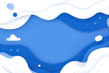 Fototapeta premium Abstract Blue Background with Soft Waves and Light Textures