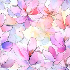 seamless floral background