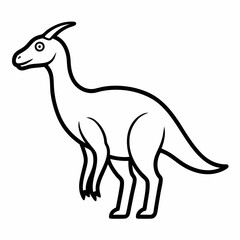 vector image of a dinosaur 
