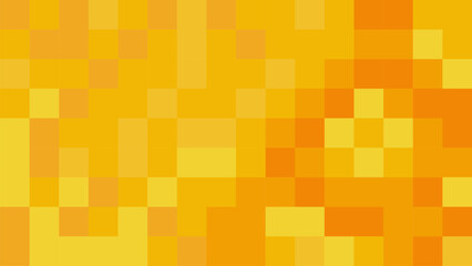 Yellow pixel abstract background, geometric pixel gradient. Vector illustration. Suitable for wallpapers, presentations, web, etc.