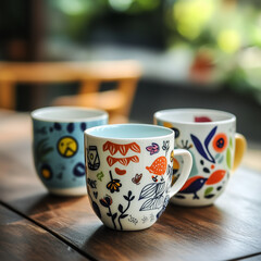 cup of tea on the table