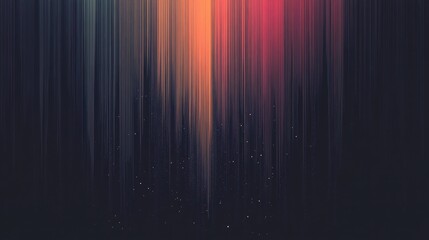 Abstract Multicolored Lines with Particle Accents for Digital Design Use