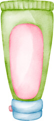 watercolor cream tube