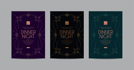 Mystic Dinner Night invitation Template