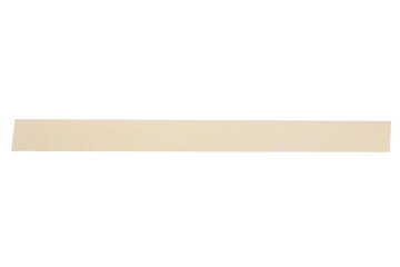 Strip of masking tape isolated on white, top view