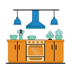 Kitchen icon, kitchen vector illustration-simple illustration of kitchen, perfect for kitchen logos and themed design. 
