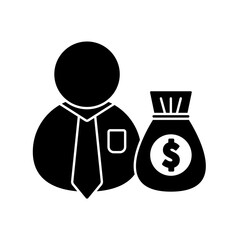 financial advisor icons  symbol vector elements for infographic web