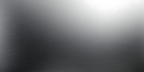 Fototapeta premium Gradient grayscale background, resembling brushed metal texture. Smooth transition from dark to light