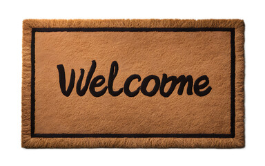 Obraz premium A coir doormat with a 