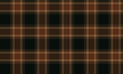 Obraz premium Seamless plaid, black, yellow, brown, mixed to create a pattern that can be used to design clothes, skirts, pants, etc. It also adds luxury and style to the clothes.