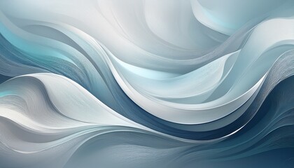 Fototapeta premium Light pastel soft pale dusty gray blue silver white abstract background. Generated image