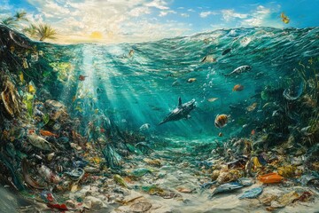 ecology, the problem of pollution of the nature of the ocean