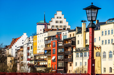 old town of wasserburg am inn - bavaria