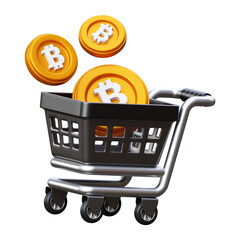 Crypto market 3D Icon