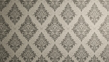 Fototapeta premium Elegant damask wallpaper for modern interiors
