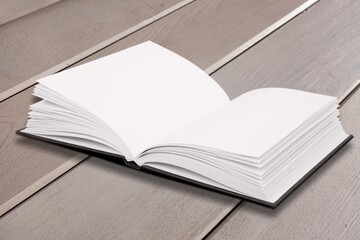 Bible holy book on dark wooden table