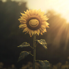 sunflower in the sun