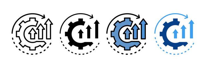 Vendor Evaluation  Icon Set Multiple Style Collection