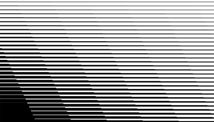 Black and white smooth transition pattern with geometric shapes for modern background. Easily resized and recoloured at your discretion. Vector Format Illustration 