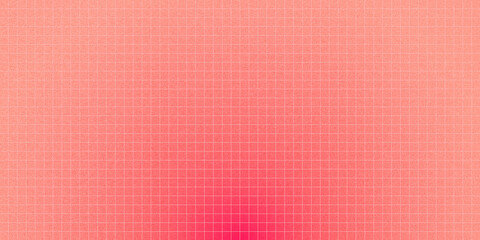Abstract checkered gradient background. Noisy grainy texture retro style backdrop. Square grid paper sheet layout. Notebook page, memo, diary sheet template design