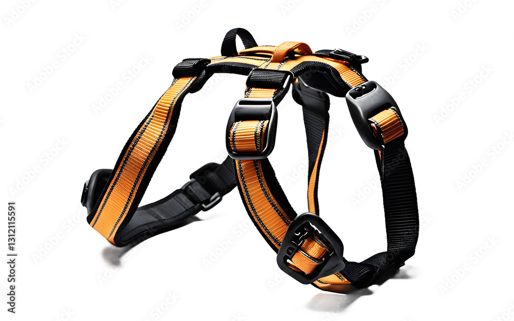 Poster a harness for securing pets or equipment, isolated on a empty plain background