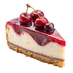 cheesecake with cherry