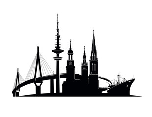 Hamburg Skyline © b2sign