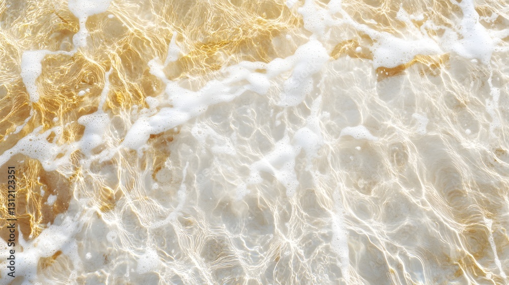 Poster Luxurious neutral beige and tan marble texture abstract background with natural fractal patterns and smooth stone surface  Decorative graphic design template for interior banner wallpaper
