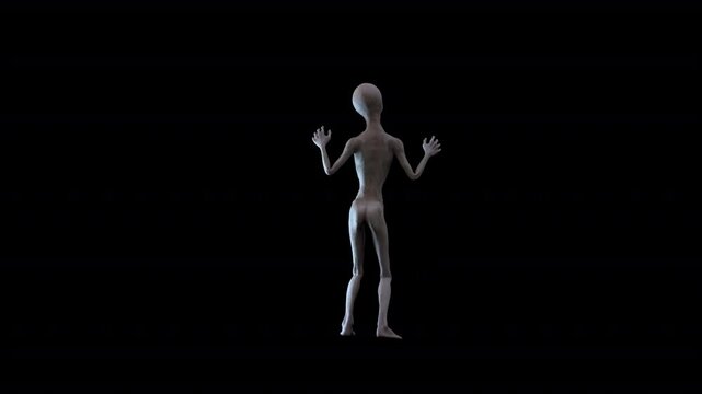 Twitch Emote Alien dancer3D Video Animation