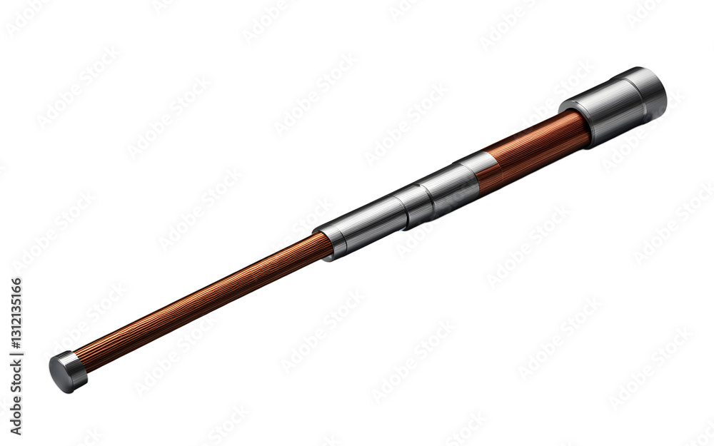 Aufkleber A metal tool stick for securing objects, isolated on a empty plain background