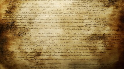 Aged Historical Document