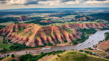 Landscape across southwestern uganda