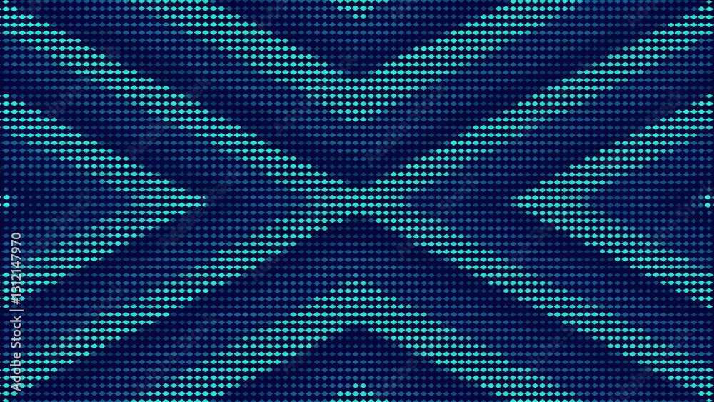 Poster Abstract technology background. Computer matrix. Futuristic cyber background of particles. Digital cyberspace with particles and Digital data network connections concept. Futuristic Data Stream.