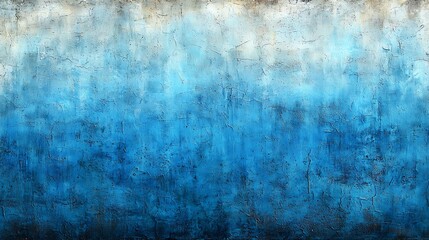 Obraz premium Blue Grunge Wall Texture Background.