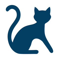 Cute and friendly cat rescue logo with a happy kitten inside a house shape, symbolizing safety and care. Great for pet shelters, foster programs, and animal welfare organizations.