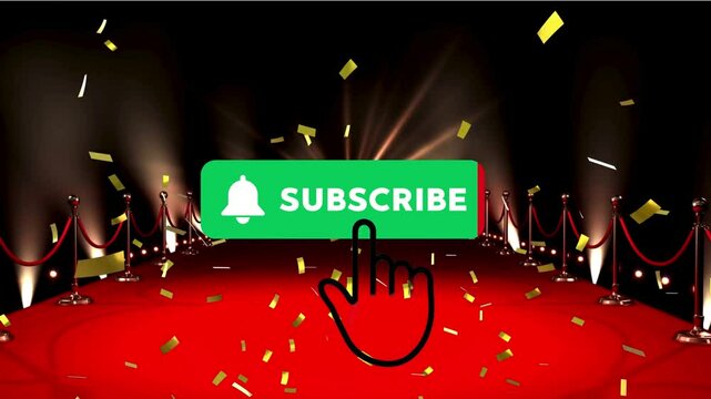 incentive to press red subscribe button; button changes color to green; 