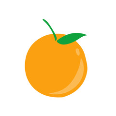 orange isolated on white background