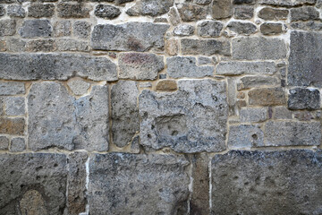 Textured brick wall background in vintage style