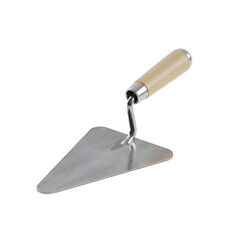 Trowel Small 3D With Thin Outline Icon