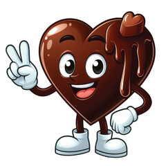 Chocolate Heart vector