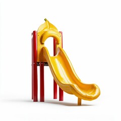 Bright Yellow Playground Slide Sparks Joy