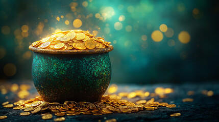 Vibrant St. Patrick's Day Celebrations: Shamrocks, Green Beer, and Irish Spirit
