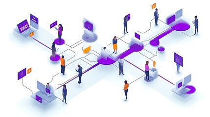 Networked Professionals Collaborate Using Digital Tools