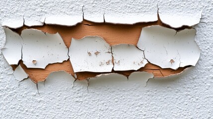 The title of the image is "Peeling Paint".