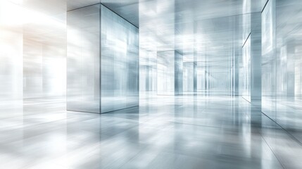 Modern, empty, spacious interior