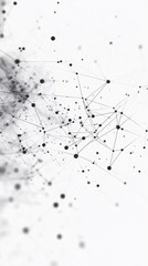 Plexus effect creating a futuristic digital grid ideal for technology and science themed projects