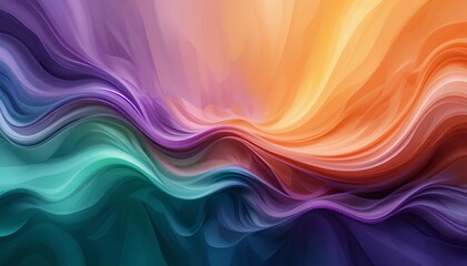 Fototapeta premium Vibrant Colorful Wave Background