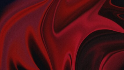 Intense Red and Black Abstract