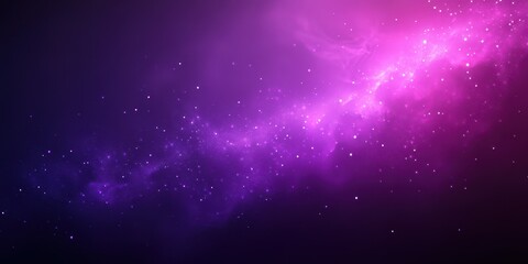 Fototapeta premium Stunning cosmic nebula with vibrant purple hues and sparkling stars in a vast universe display